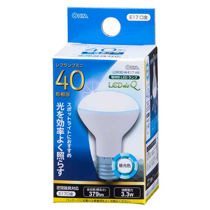 ＬＥＤ電球 レフランプミニ形（40形相当/379lm/昼光色/E17/配光角140°/密閉形器具対応）