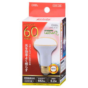 ＬＥＤ電球 レフランプ形（60形相当/682lm/電球色/E26/配光角150°/密閉形器具対応）