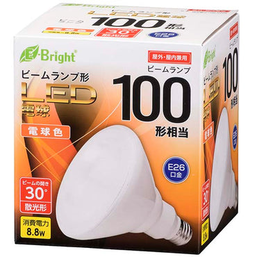 LDR9L-W20/100W LED電球 ビームランプ形 散光形（100形相当/780lm/電球色/E26）