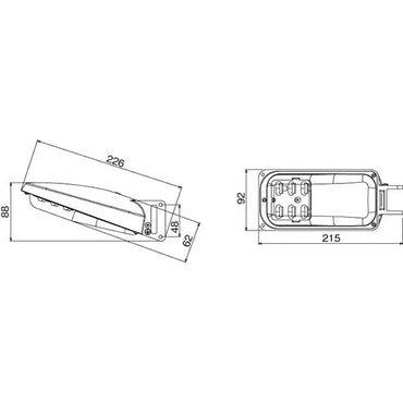 東芝 LED防犯灯 7VA 6.6W 昼白色 照度センサー付 耐塩形_10-6367_LEDK78928NP-LS1_OHM（オーム電機）