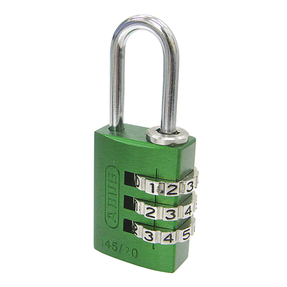 145 コンビネーション パドロック 145/20 GREEN (グリーン：緑)_ABUS （アバス）