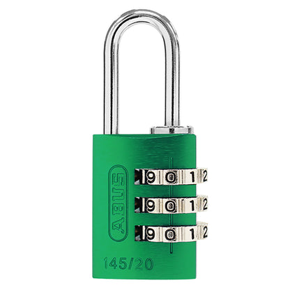 145 コンビネーション パドロック 145/20 GREEN (グリーン：緑)_ABUS （アバス）