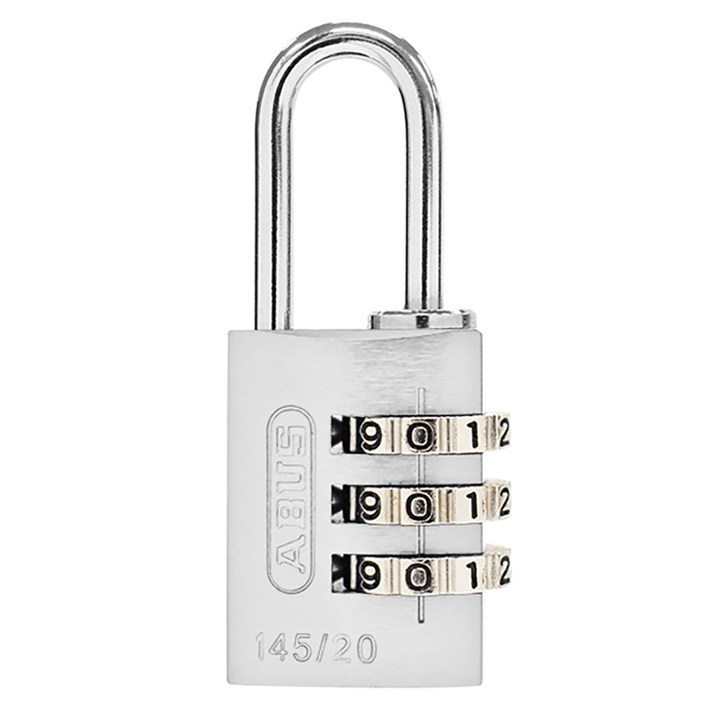 145 コンビネーション パドロック 145/20 TITANIUM (チタン：灰)_ABUS （アバス）