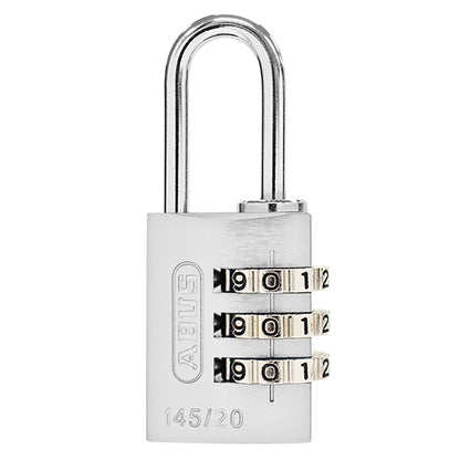 145 コンビネーション パドロック 145/20 TITANIUM (チタン：灰)_ABUS （アバス）