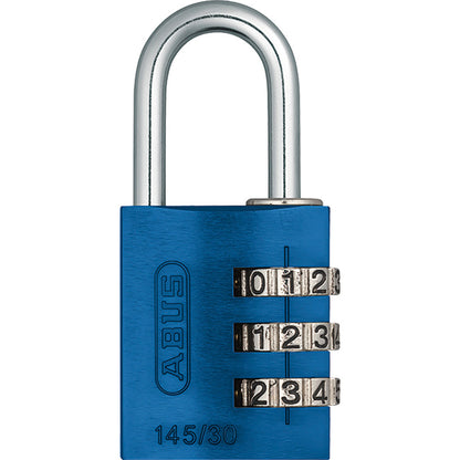 145 コンビネーション パドロック 145/30 BLUE (ブルー：青)_ABUS （アバス）