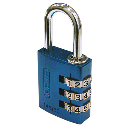 145 コンビネーション パドロック 145/30 BLUE (ブルー：青)_ABUS （アバス）