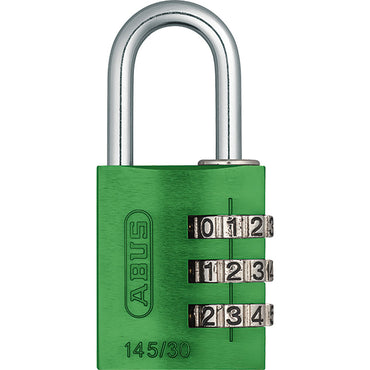 145 コンビネーション パドロック 145/30 GREEN (グリーン：緑)_ABUS （アバス）