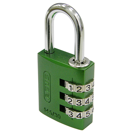 145 コンビネーション パドロック 145/30 GREEN (グリーン：緑)_ABUS （アバス）