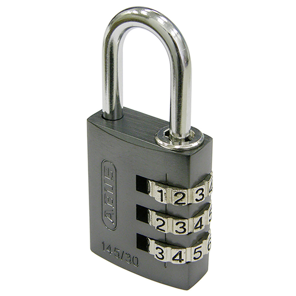 145 コンビネーション パドロック 145/30 TITANIUM (チタン：灰)_ABUS （アバス）