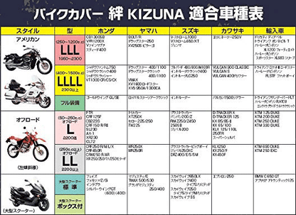 バイクカバー絆 フル装備_平山産業