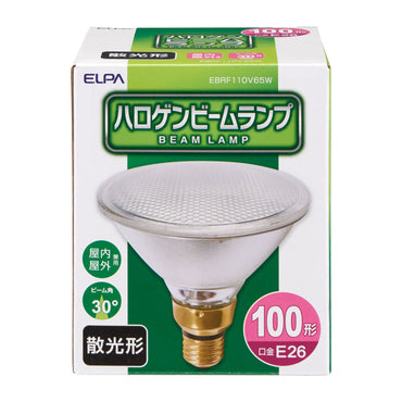 EBRF110V65W_1979200_ハロゲンビームランプ散光65W_ELPA（エルパ・朝日電器）