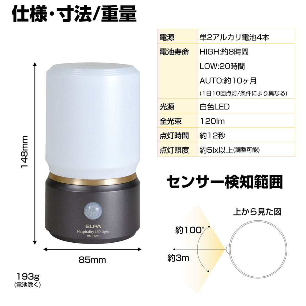 HLH-1201(DB) もてなしライト・据置（小）