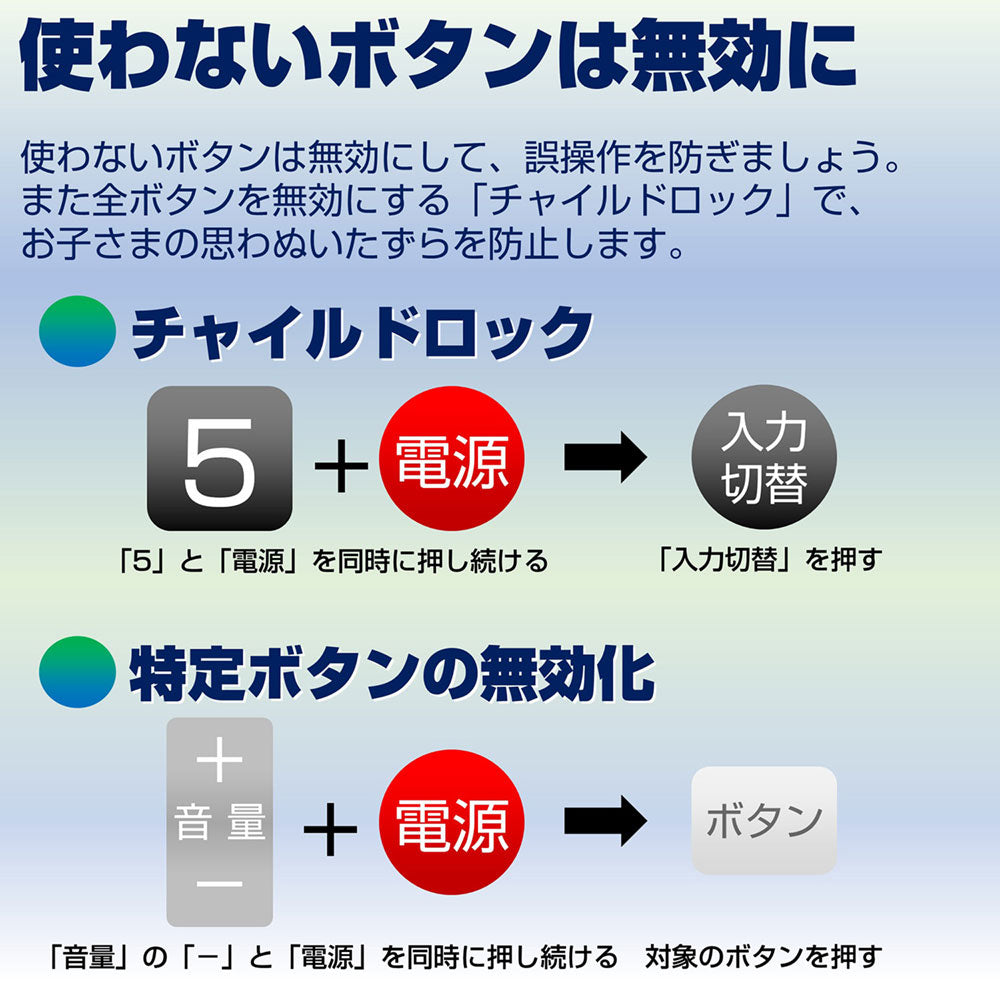 IRC-203T(BK) テレビリモコン