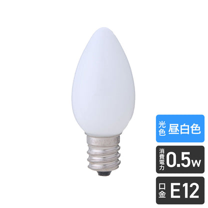 LDC1N-G-E12-G300_1689500_LED装飾電球 ローソク球タイプ E12 昼白色相当_ELPA（エルパ・朝日電器）