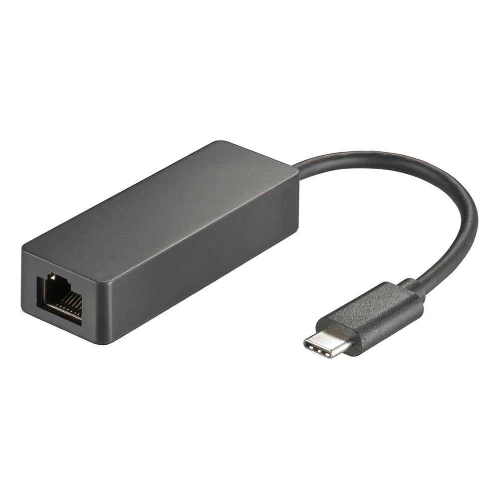 GigaLANアダプター（USB Type-C接続有線LAN/1000BASE-T 1Gbps対応/10cmケーブル）_01-3110_PC-SHL13-K_OHM（オーム電機）