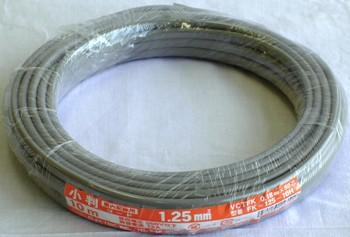 小判コード（2.0mm2/5m/灰）_04-7476_VCTFK2.0 5M_OHM オーム電機