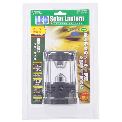 ソーラー充電式LEDランタン_07-6560_ML-05K_OHM（オーム電機）