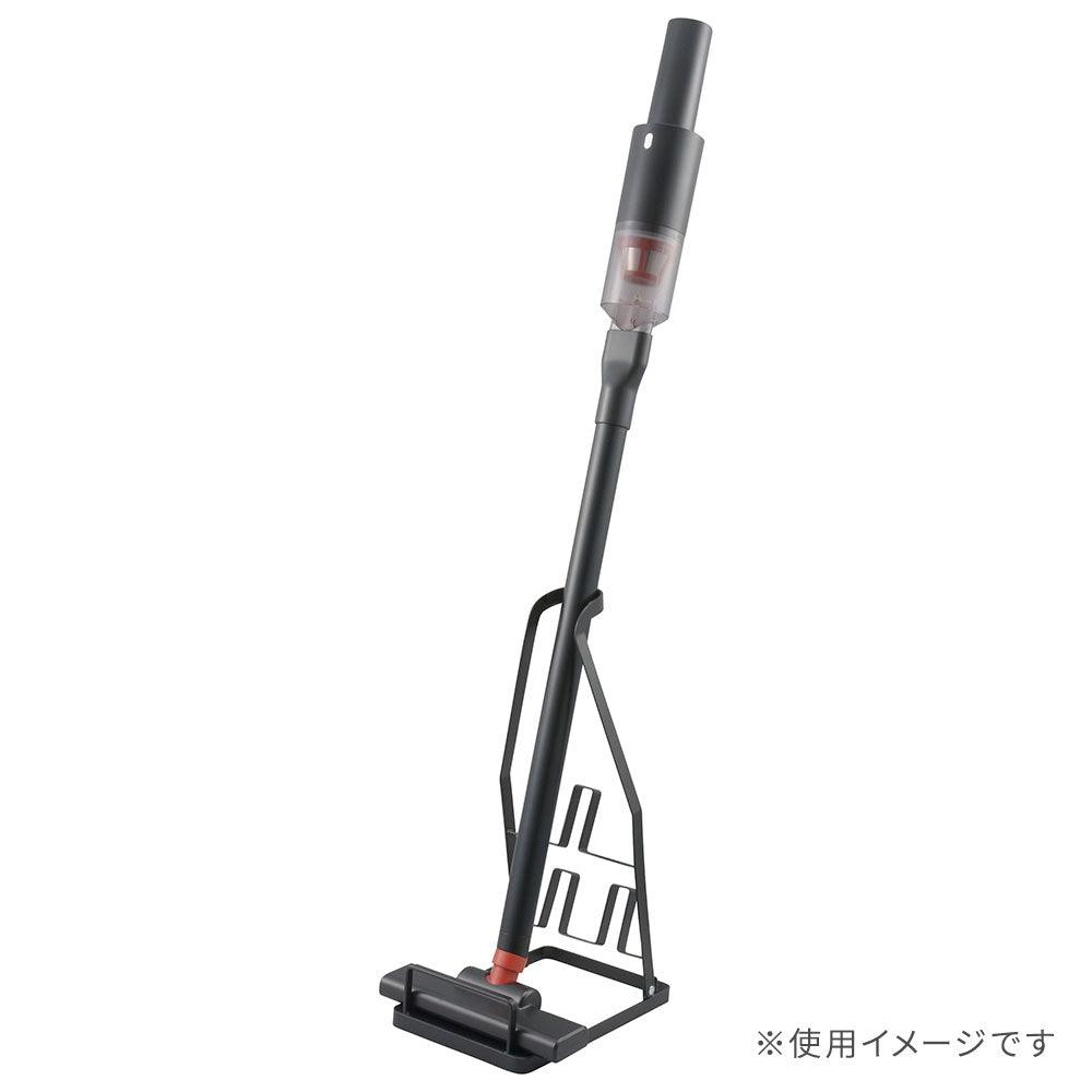 汎用クリーナースタンド（アタッチメントホルダー付き/質量650g/対荷量3kg/スチール製/ブラック）_08-0723_SOJ-CST01_OHM（オーム電機）