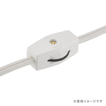 ロータリースイッチ（300Wまで/平行線専用/3A-250V/ホワイト）_09-1840_HS-H03RSW-W_OHM（オーム電機）