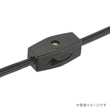 ロータリースイッチ（300Wまで/平行線専用/3A-250V/ブラック）_09-1841_HS-H03RSW-K_OHM（オーム電機）