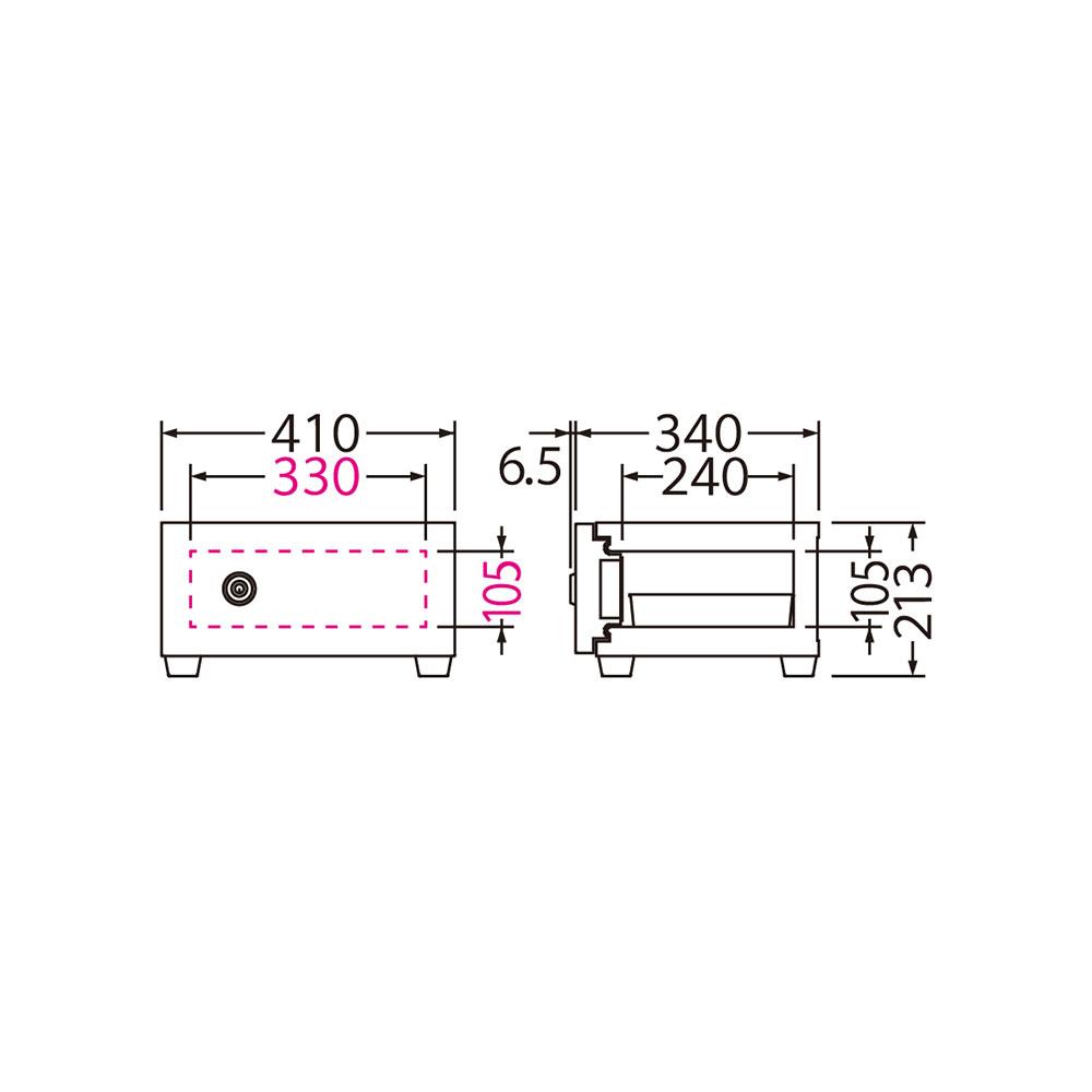 BES-2 EIKO エーコー STANDARD（スタンダード）家庭用耐火 シリンダータイプ 30分耐火 20kg 8.3L