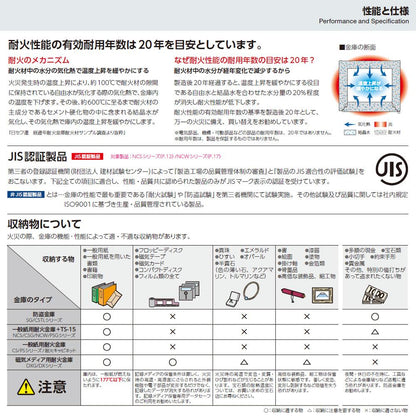 DX-101 EIKO エーコー 磁気メディア用耐火金庫  1時間耐火 86kg 9.4L