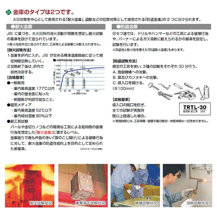 ダイヤセーフ 家庭用耐火金庫 ダイヤルロック(ダイヤルタイプ) D52-8 - 2