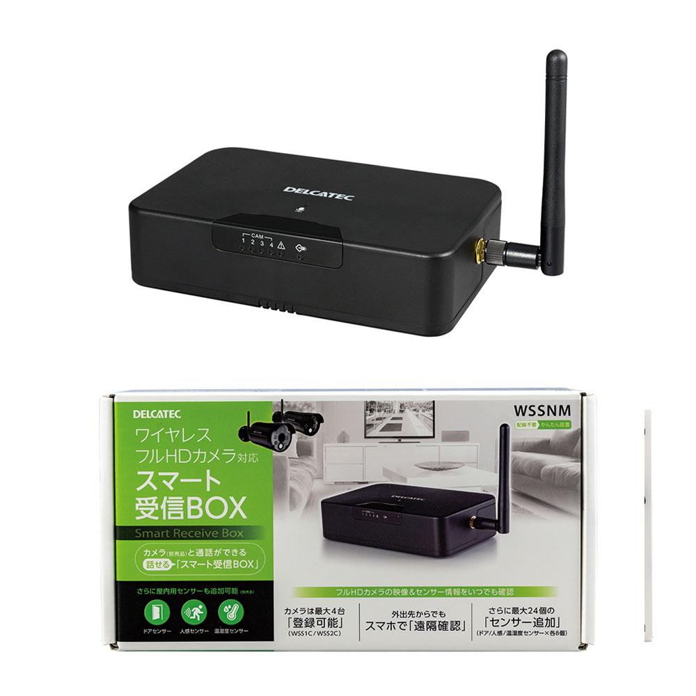 ワイヤレスフルHDカメラ対応スマート受信BOX_WSSNM_DELCATEC デルカテック